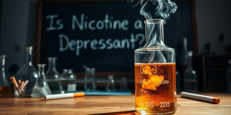 is nicotine a depressant