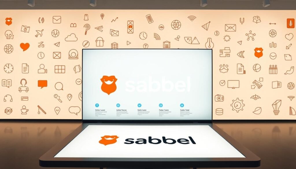 A sleek, modern platform displaying the Babbel logo against a backdrop of language learning tools and resources. The foreground features a clean, minimalist interface with intuitive navigation, inviting the user to explore the app's various language courses and features. The middle ground showcases interactive lessons, audio exercises, and personalized progress tracking, all bathed in a warm, neutral color palette that exudes a sense of calm and focus. In the background, subtle language-related icons and imagery create a cohesive, educational atmosphere, conveying the platform's comprehensive approach to language learning. The overall scene is captured in a crisp, well-lit studio setting, using a wide-angle lens to provide a comprehensive view of the Babbel learning experience.