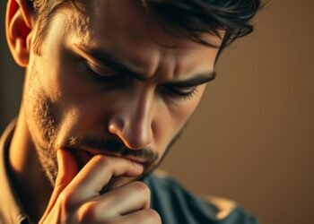 لمس الذقن في لغة الجسد للرجل