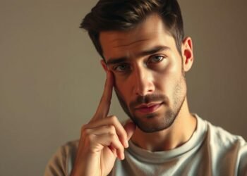 لمس الوجه في لغة الجسد للرجل