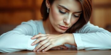 وضع اليد على الذقن في لغة الجسد للنساء