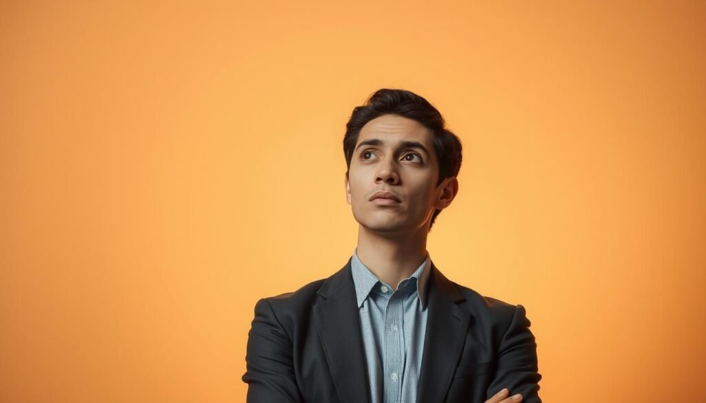 A professional seeking help, standing in a thoughtful pose, against a warm, pastel-toned background. Soft lighting illuminates their face, conveying a sense of introspection. The composition is balanced, with the figure placed slightly off-center, creating a sense of depth and narrative. The overall atmosphere is one of quiet contemplation, reflecting the need for professional assistance in a thoughtful, non-confrontational manner. A professional seeking help, standing in a thoughtful pose, against a warm, pastel-toned background. Soft lighting illuminates their face, conveying a sense of introspection. The composition is balanced, with the figure placed slightly off-center, creating a sense of depth and narrative. The overall atmosphere is one of quiet contemplation, reflecting the need for professional assistance in a thoughtful, non-confrontational manner.