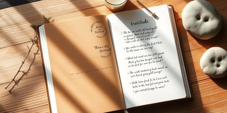 Gratitude journal